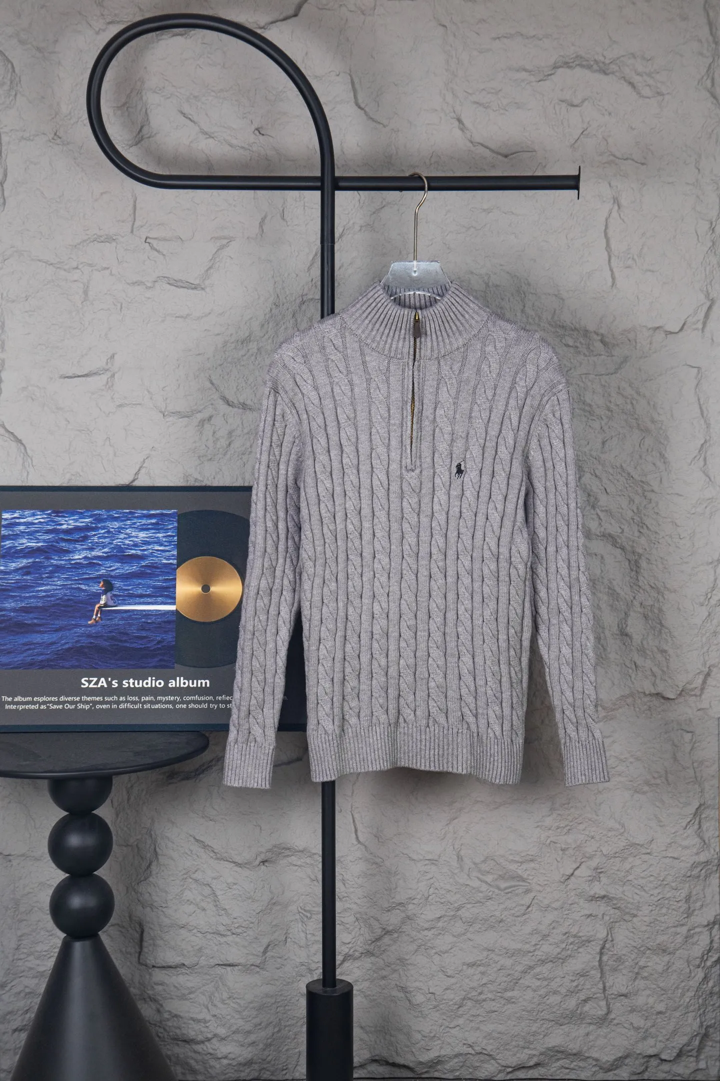 P260 2025SS Ralph Lauren Classic War Horse Small Label Half-Zip Chest Top, the same style for men and women, this year's most popular half-zip series. Made of 100% cotton. Color: Navy Blue White Gray Khaki Size: S M L XL